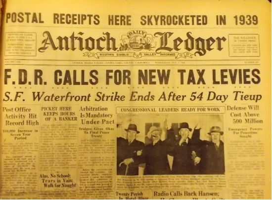 1940 Antioch Ledger
