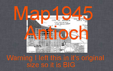 1945 Antioch Map
