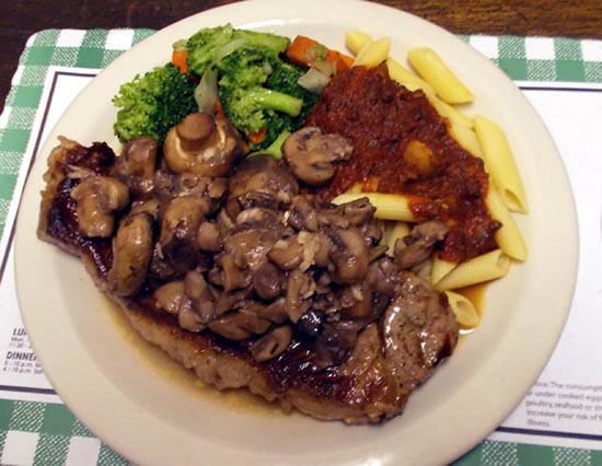 steak & mushrooms